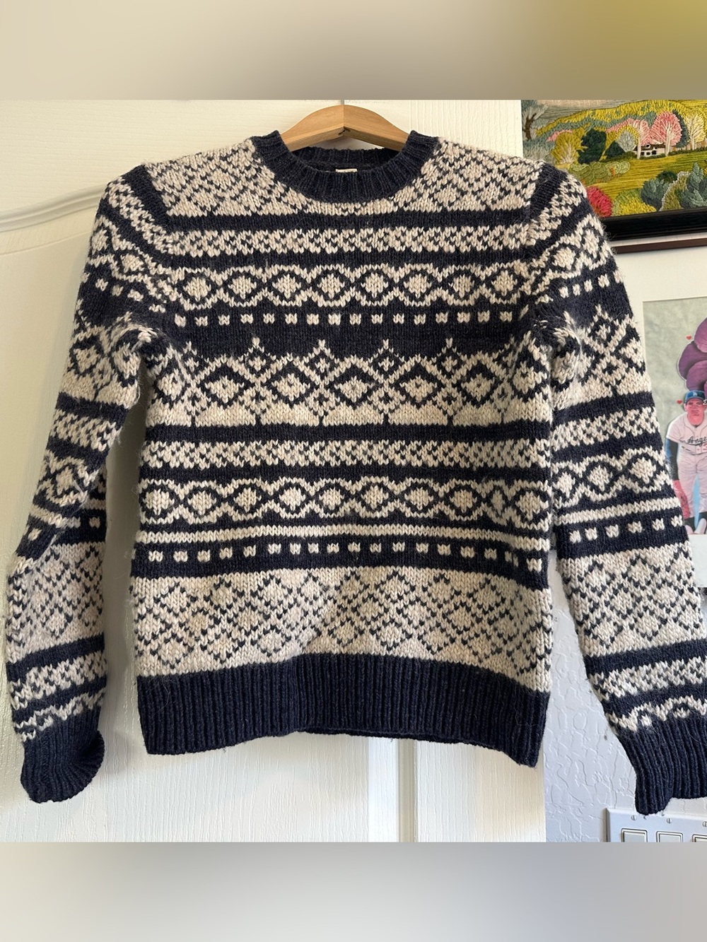 Crewcuts Fair Isle Wool Blend Sweater. Size: 14. Excellent condition